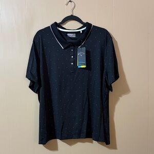Callaway Black Polo with logos